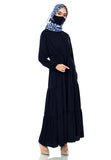 EPC Gamis Homedress Agatha - Navy Blue (Free Masker, Busui Friendly, Fit to XXXL)