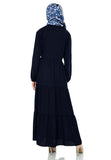 EPC Gamis Homedress Agatha - Navy Blue (Free Masker, Busui Friendly, Fit to XXXL)