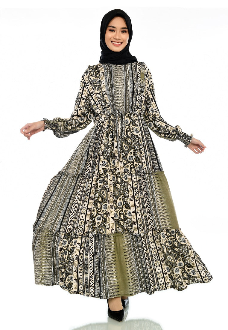 EPC Gamis Homedress Ophelia - Black (FREE Masker)