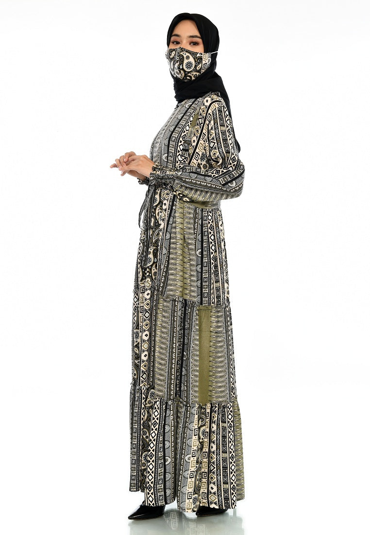 EPC Gamis Homedress Ophelia - Black (FREE Masker)