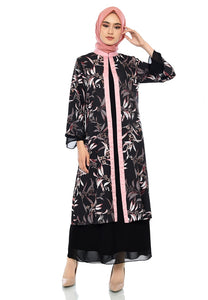 Gamis Jacyntha Black ( FREE Masker )