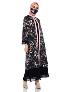 Gamis Jacyntha Black ( FREE Masker )