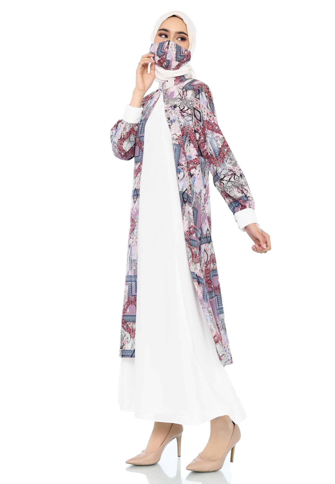 EPC Gamis Yolanda Lavender ( FREE Masker )