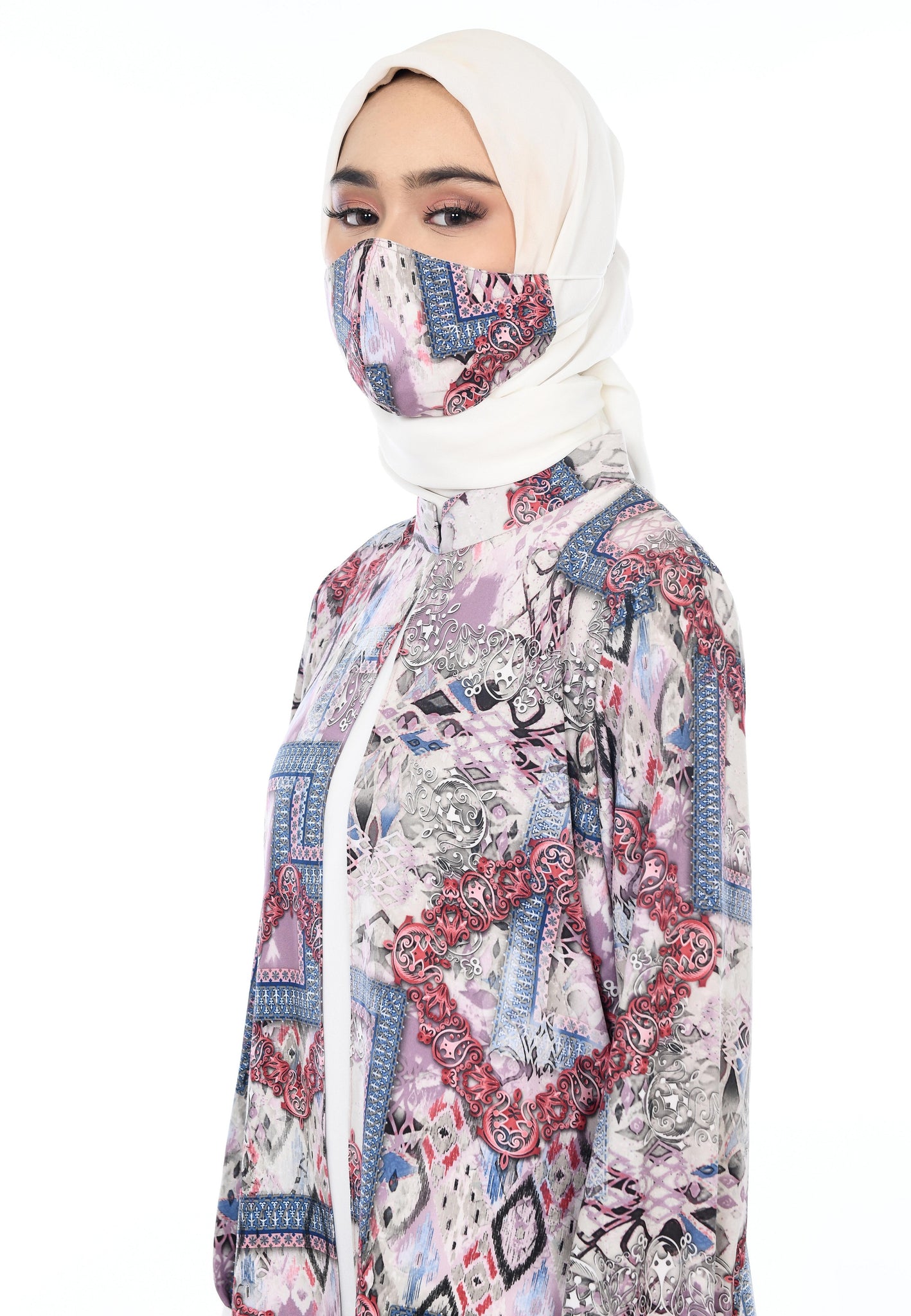 EPC Gamis Yolanda Lavender ( FREE Masker )