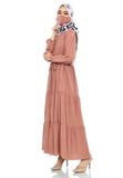 EPC Gamis Homedress Agatha - Milo Brown (Free Masker, Busui Friendly, Fit to XXXL)