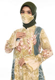 EPC Gamis Amara - Ivory Green (FREE Masker)