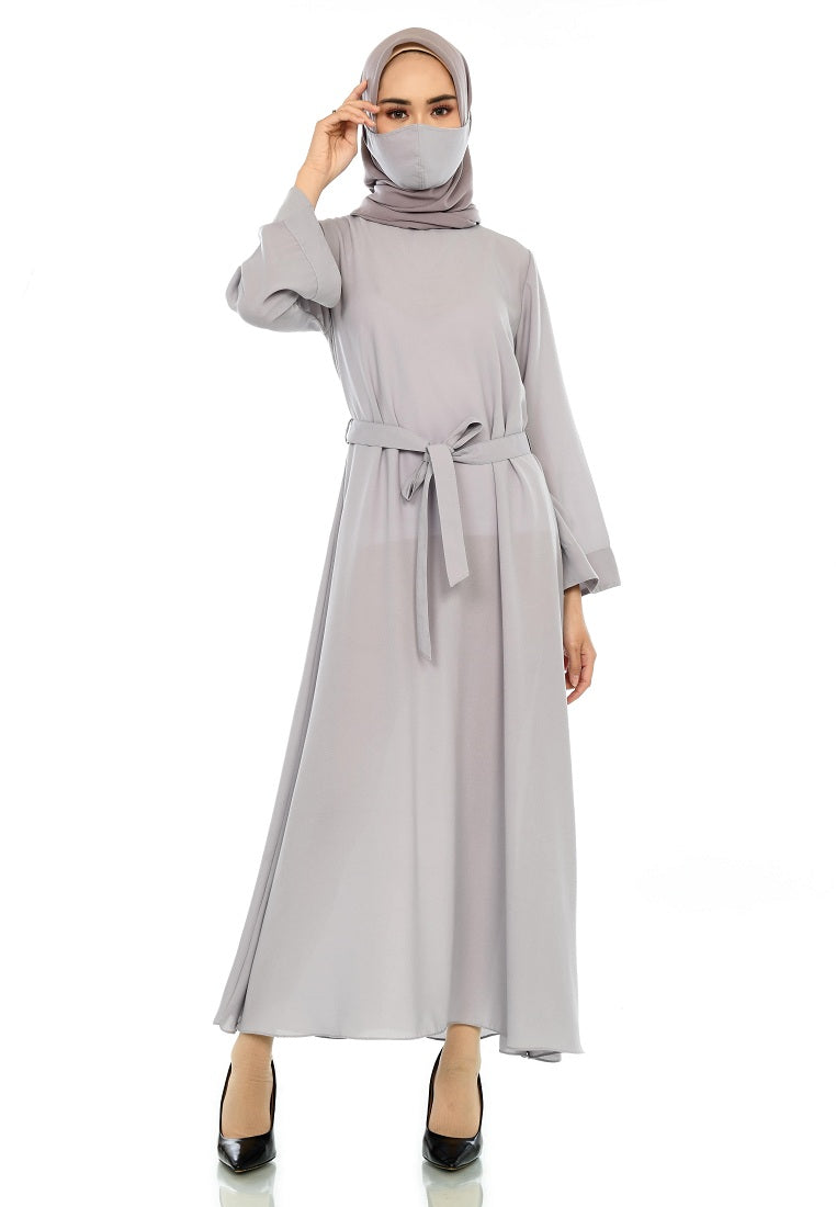 EPC Gamis Natalie - Light Grey ( Free Masker )