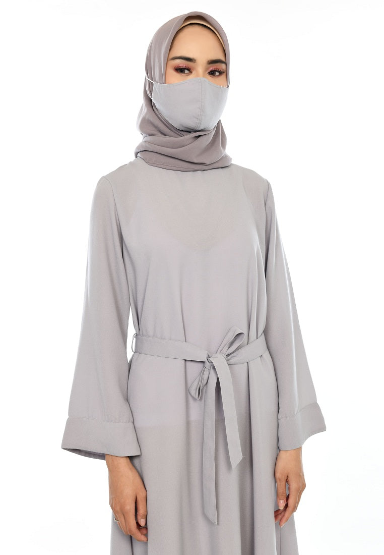 EPC Gamis Natalie - Light Grey ( Free Masker )