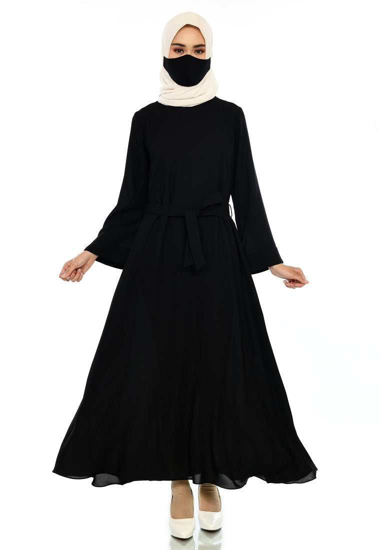 EPC Gamis Natalie - Black ( Free Masker )