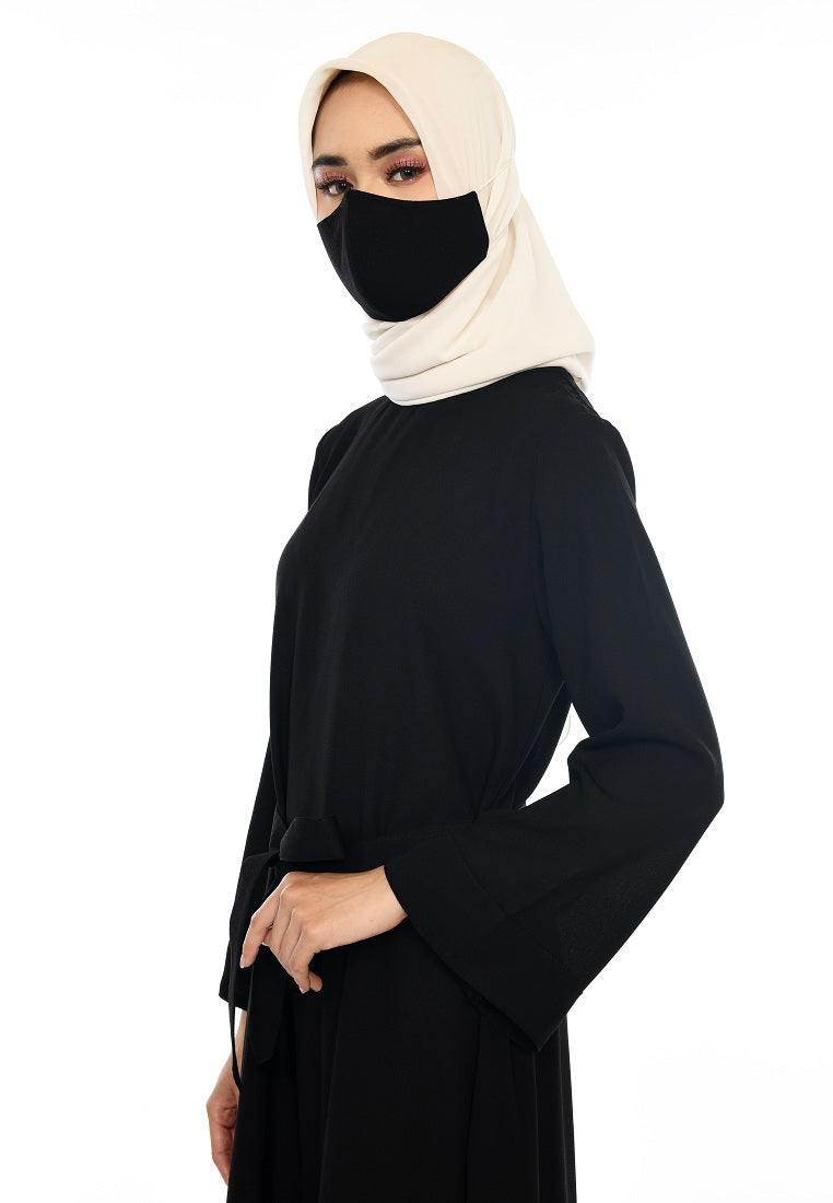 EPC Gamis Natalie - Black ( Free Masker )