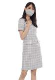 EPC Lumiere Dailywear - Gerbera Dress Grey (Free masker & box cantik)