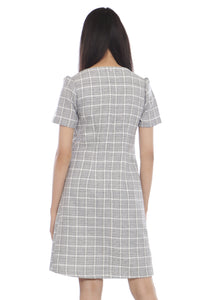 EPC Lumiere Dailywear - Gerbera Dress Grey (Free masker & box cantik)