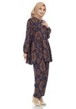 One Set Cassandra - Navy Blue  (FREE MASKER)