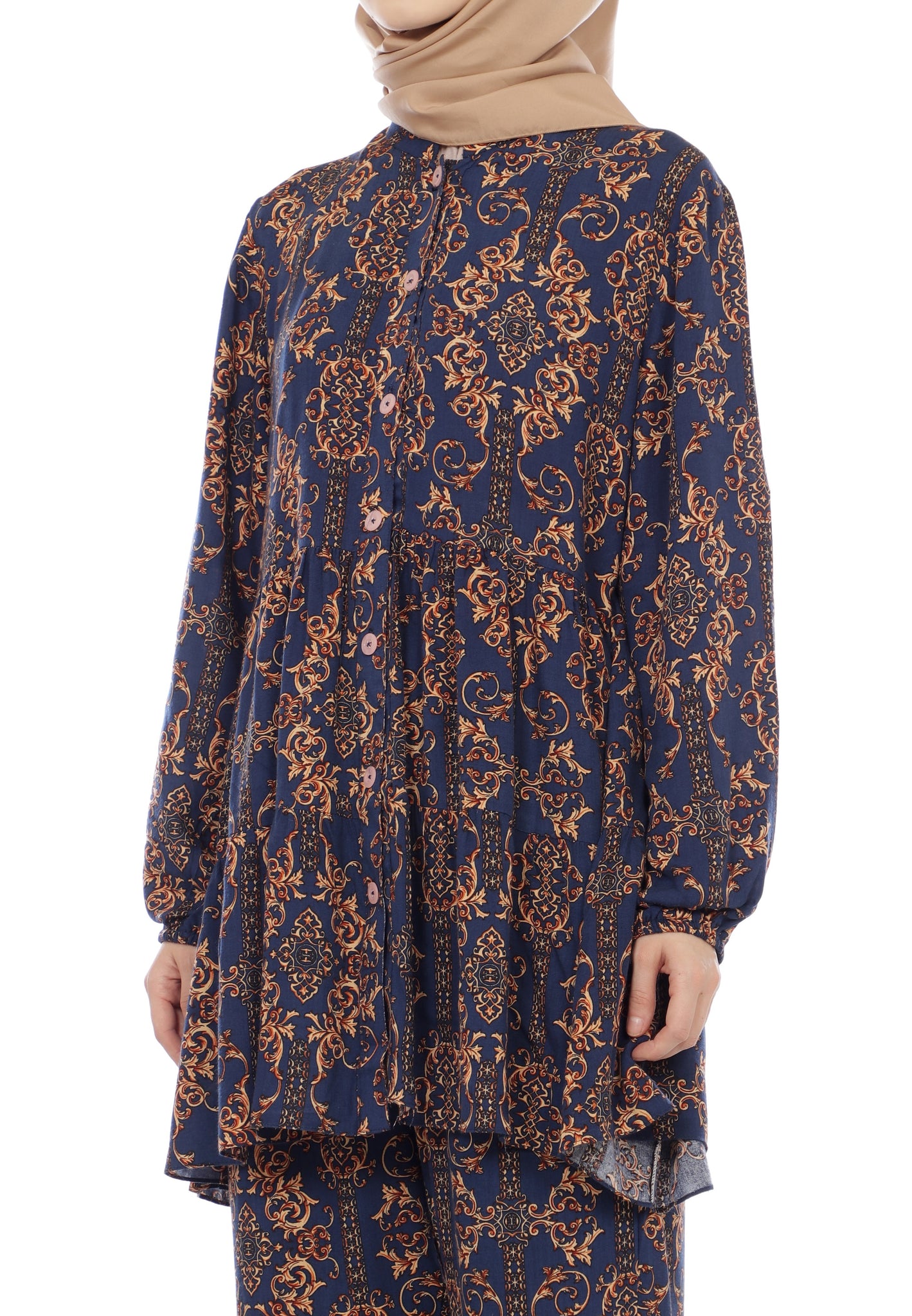 One Set Cassandra - Navy Blue  (FREE MASKER)