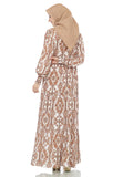 Gamis Homedress Anna - Broken White (Free Masker)