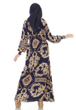 Gamis Homedress Sophia - Navy Blue (Free Masker)