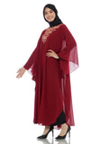 EPC Kaftan Roxane Maroon ( Free Masker )