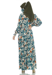 Gamis Homedress Eliana - Cream (Free Masker)
