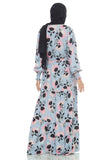 Gamis Homedress Azita - Blue (Free Masker)