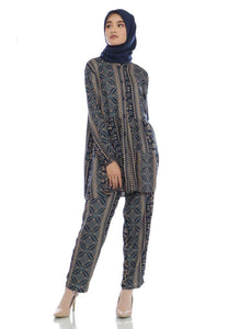 One Set Angelina - Navy Blue (FREE MASKER)