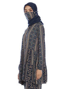 One Set Angelina - Navy Blue (FREE MASKER)