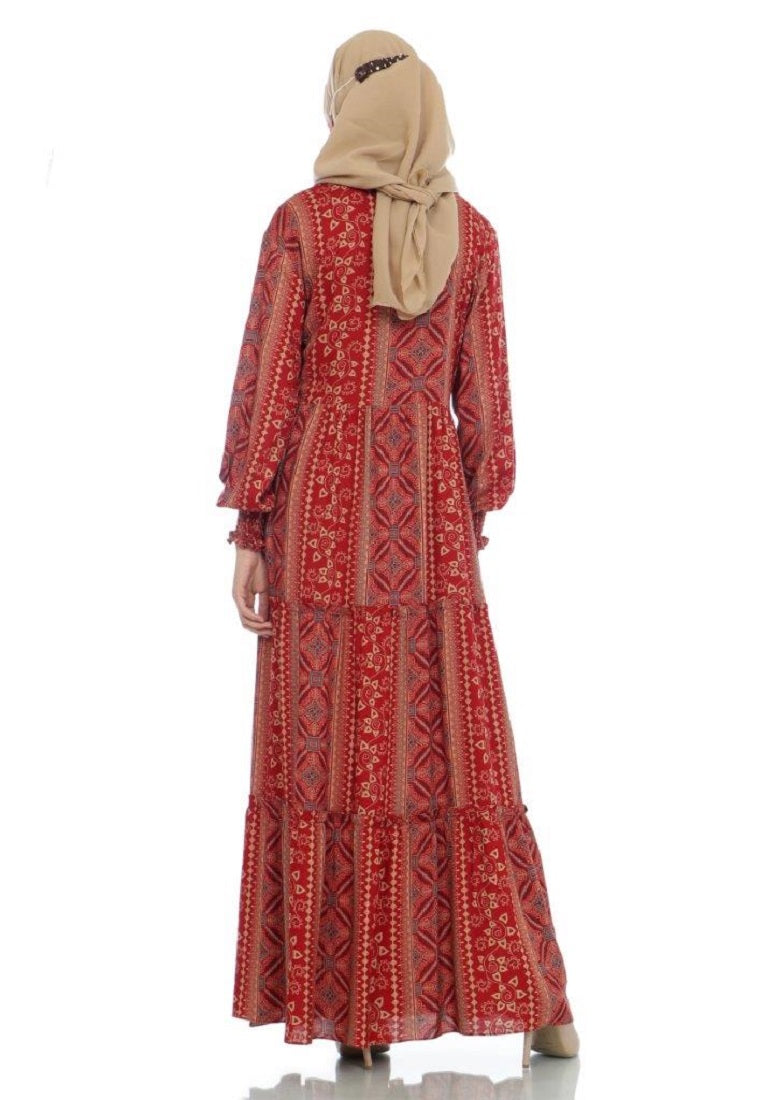EPC Gamis Homedress Callie Red (Free Masker)