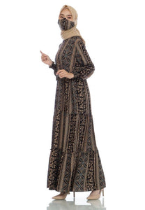 EPC Gamis Homedress Callie Black (Free Masker)