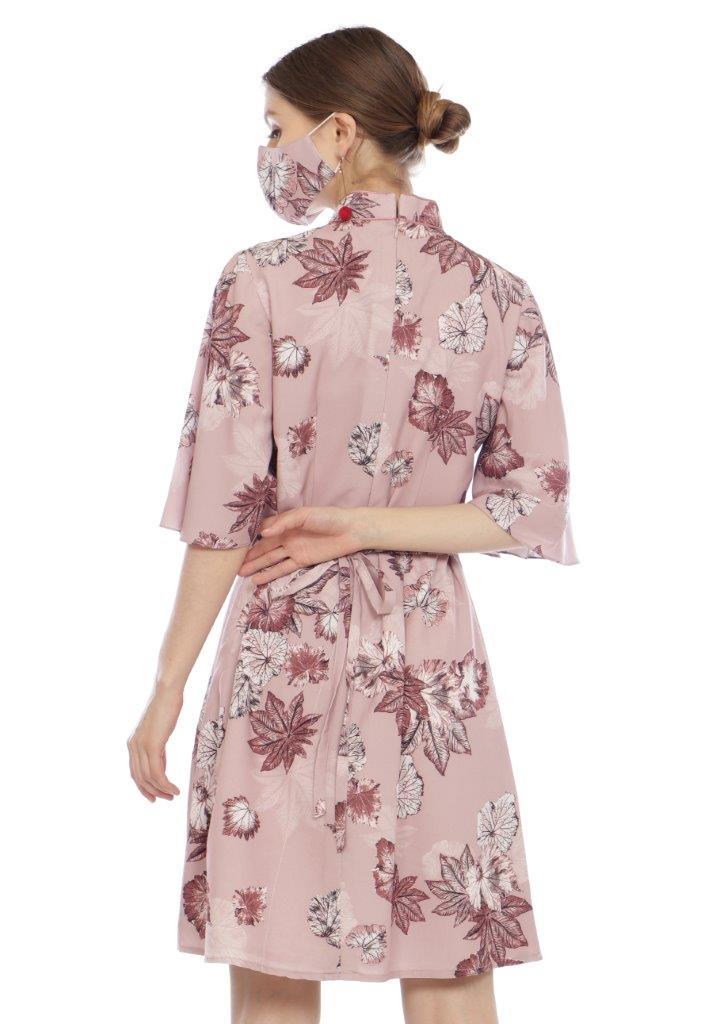 Lumiere Dailywear - Daisy Dress - Pink (Free Masker) (Free Box Cantik)