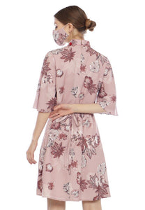 Lumiere Dailywear - Daisy Dress - Pink (Free Masker) (Free Box Cantik)