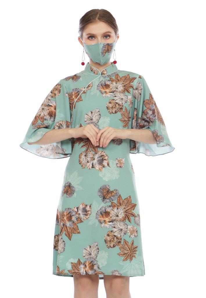 Lumiere Dailywear - Daisy Dress - Jade Green (Free Masker) (Free Box Cantik)