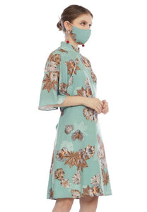 Lumiere Dailywear - Daisy Dress - Jade Green (Free Masker) (Free Box Cantik)