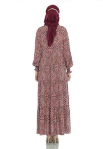 EPC Gamis Homedress Anastasia Red (Free Masker)