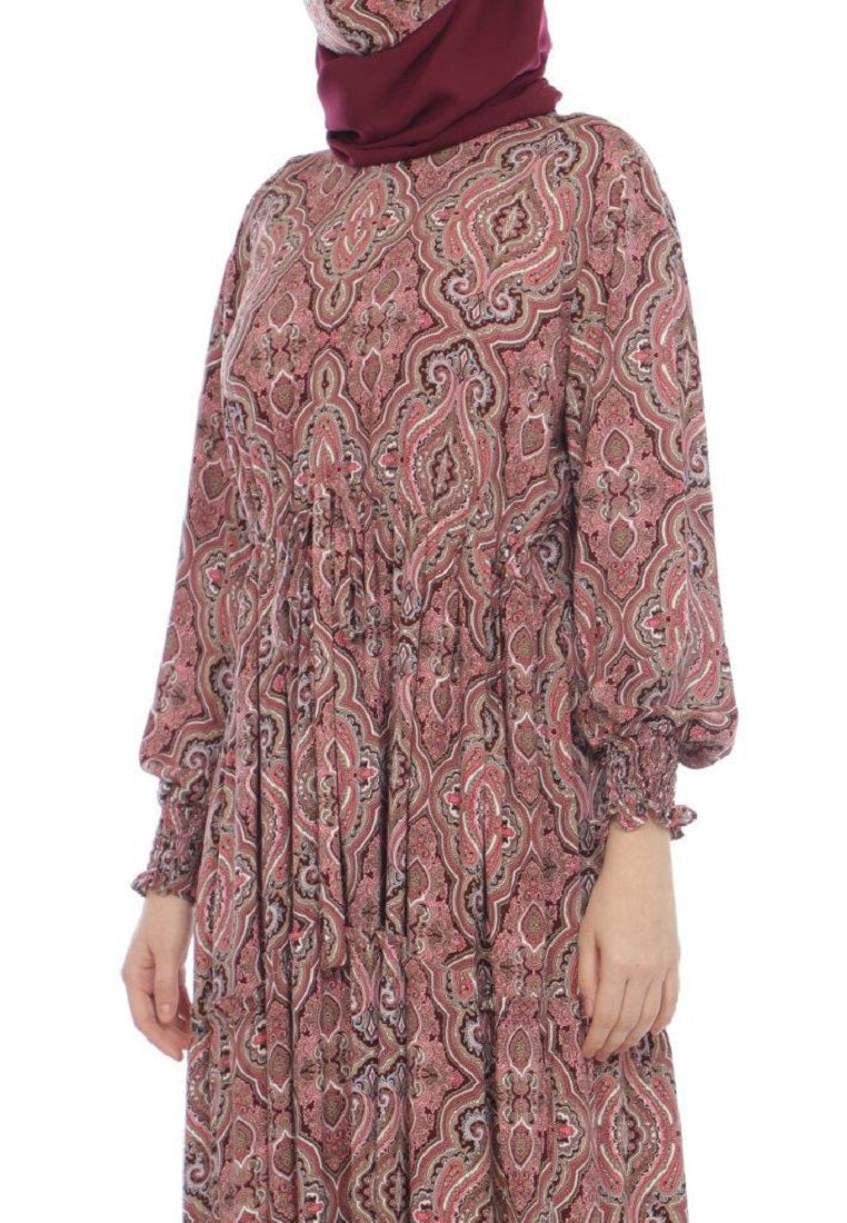 EPC Gamis Homedress Anastasia Red (Free Masker)
