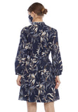 Lumiere Dailywear - Aster Dress Navy Blue (Free Masker) (Free Box Cantik)