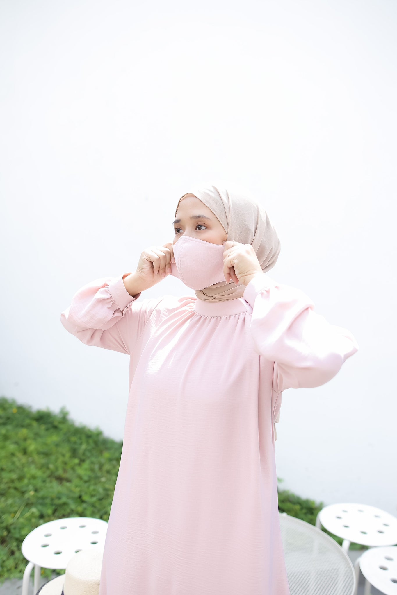 EPC Gamis Ava - Dusty Pink ( Free Masker )