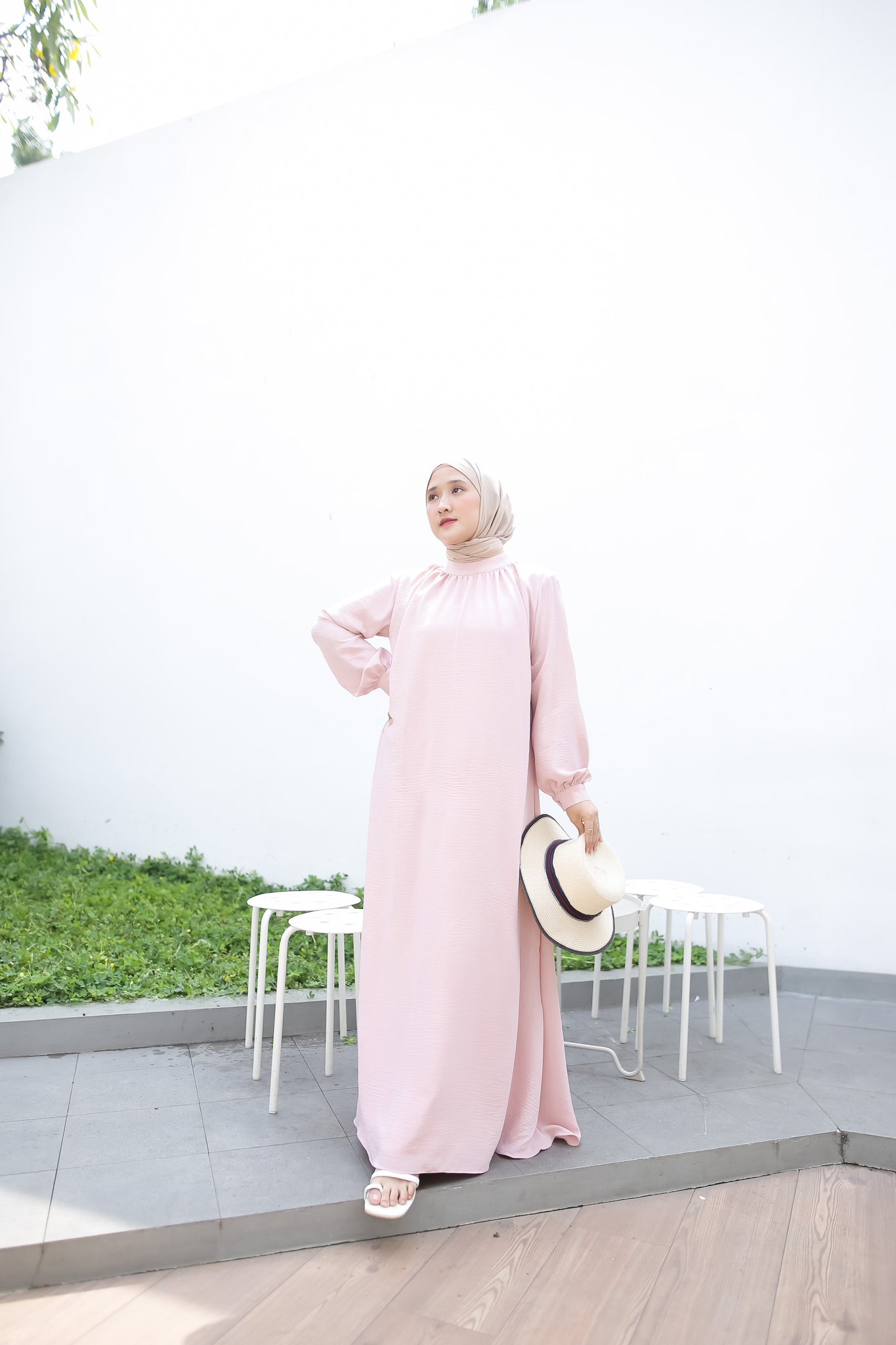 EPC Gamis Ava - Dusty Pink ( Free Masker )