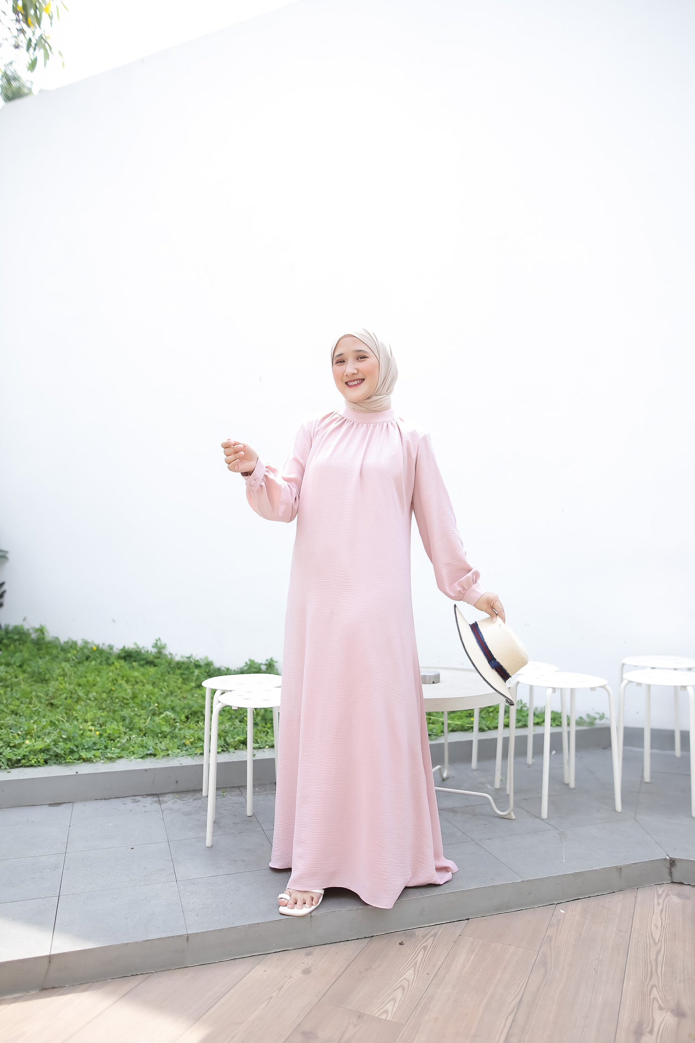 EPC Gamis Ava - Dusty Pink ( Free Masker )