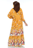 EPC Gamis Homedress Maya - Yellow ( FREE Masker )