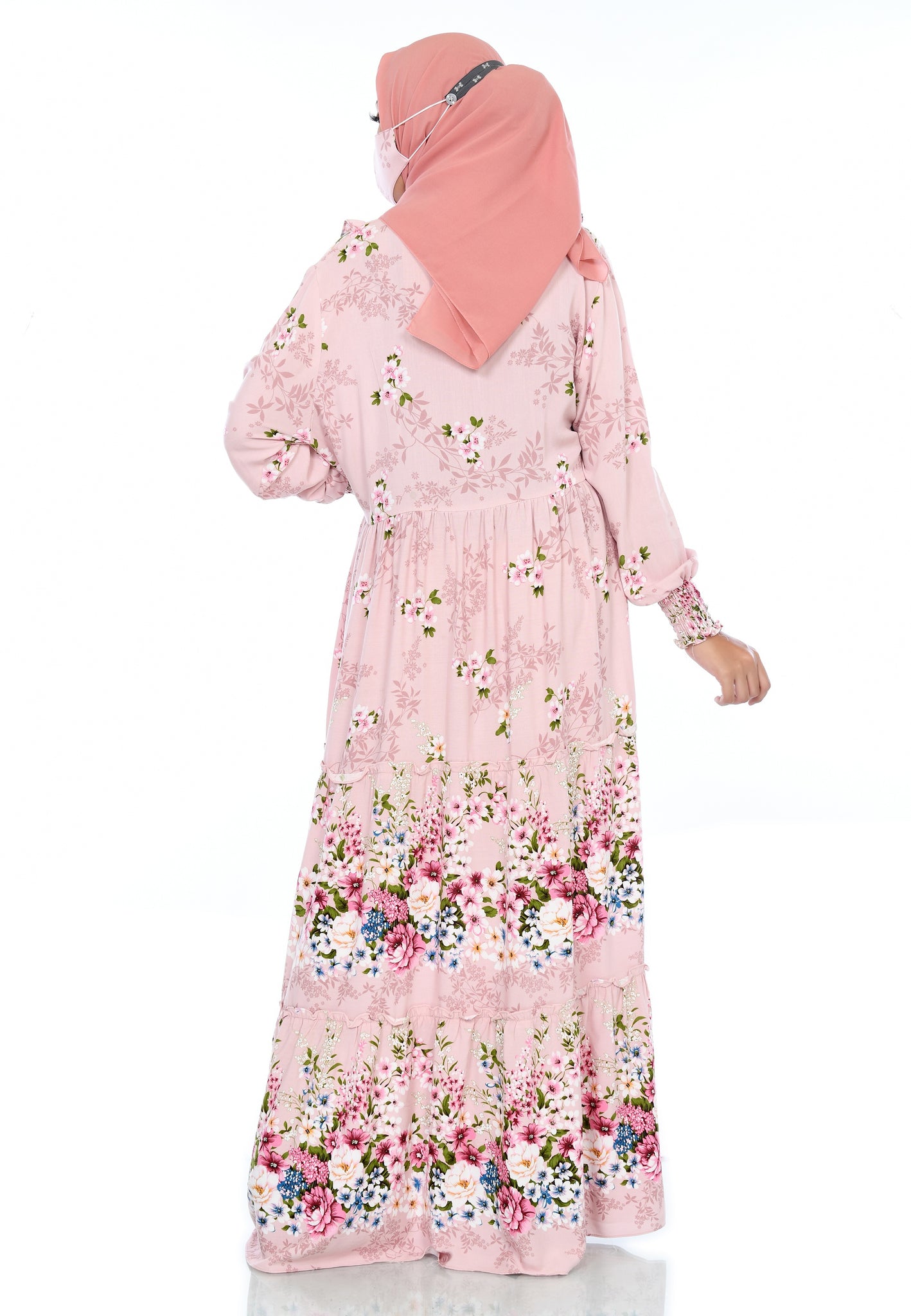 EPC Gamis Homedress Maya - Baby Pink ( FREE Masker )