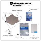 EPC Virusafe Mask (Full Cover, Stopper Design, 3+1 Ply, Free Virusafe Antivirus Insert JAPAN)